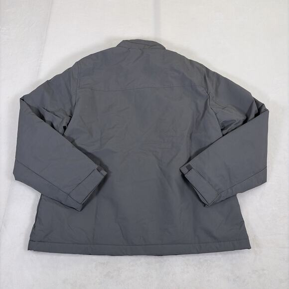 Lands' End Womens Medium 10-12 Grey Gray Fleece Lined Jacket Benefits Charity - Picture 14 of 16
